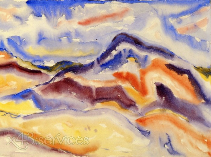 Charles Demuth - Abstrakte Landschaft - Abstract Landscape